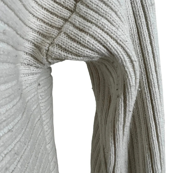 Vince Camuto High Neck Cream Sweater Size XS Knit Top Pullover Fall Winter - Picture 7 of 9